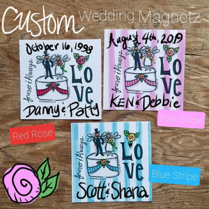 *Custom Wedding Magnetz