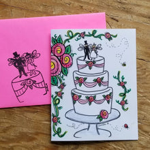 Load image into Gallery viewer, 3-Layer Wedding Cake Card