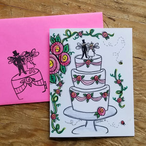 3-Layer Wedding Cake Card