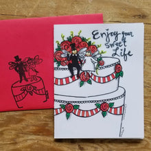 Load image into Gallery viewer, &quot;Enjoy Your Sweet Life&quot; Wedding Cardz